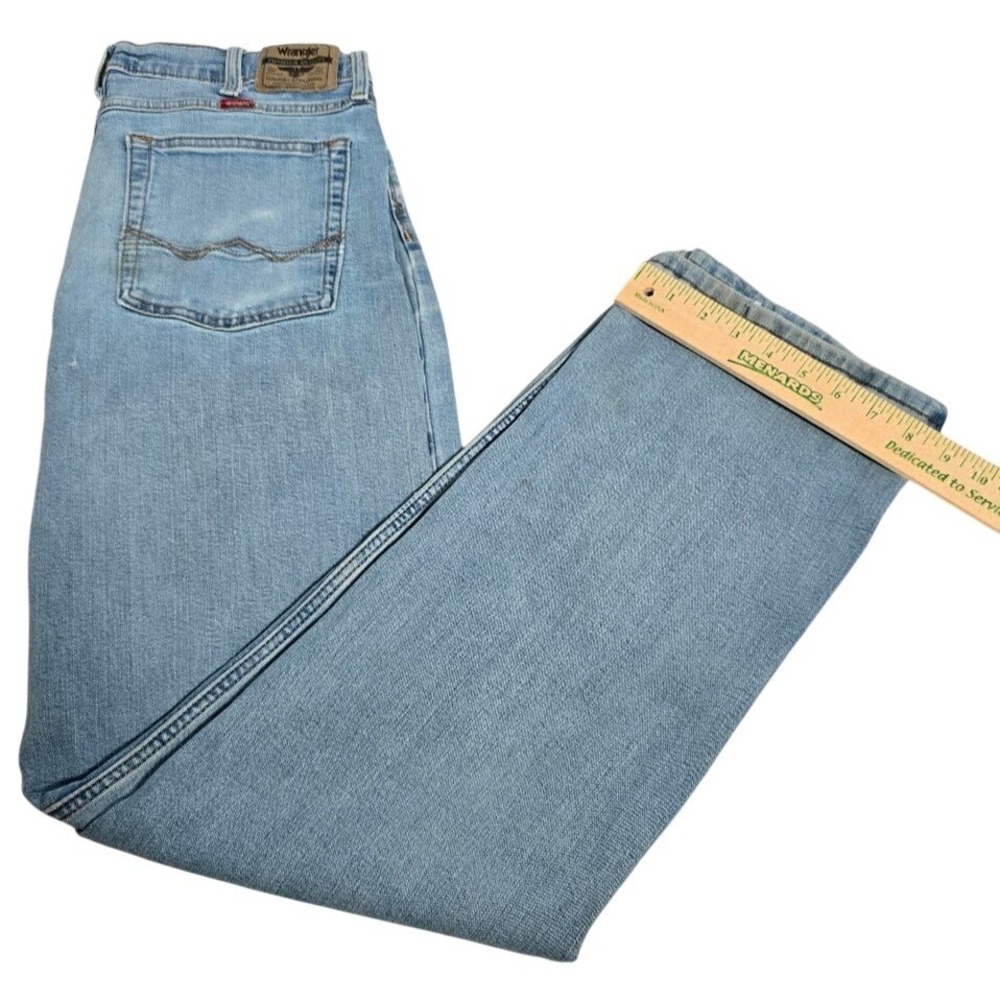 Wrangler Premium Quality Relaxed Bootcut Jeans Light Wash Blue 34x34. 697